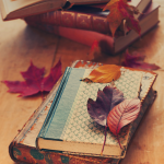 books and leaves
